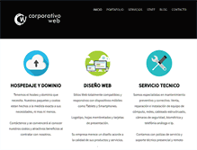 Tablet Screenshot of corporativoweb.com